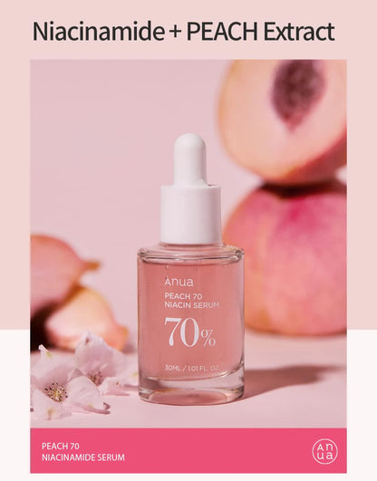 Anua Peach 70%  Niacinamide Serum | 30ml (Orig)