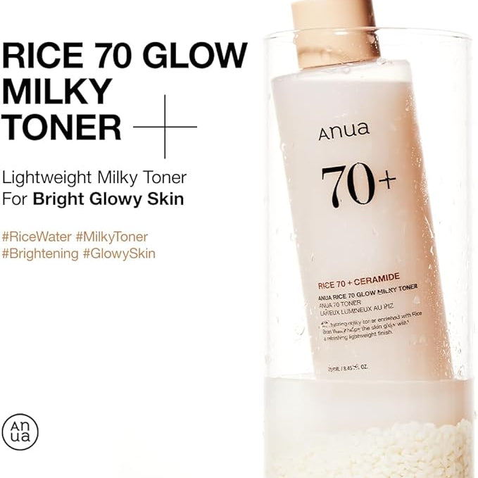 Anua Rice 70 Glow Milky Toner | 250ml (Original)
