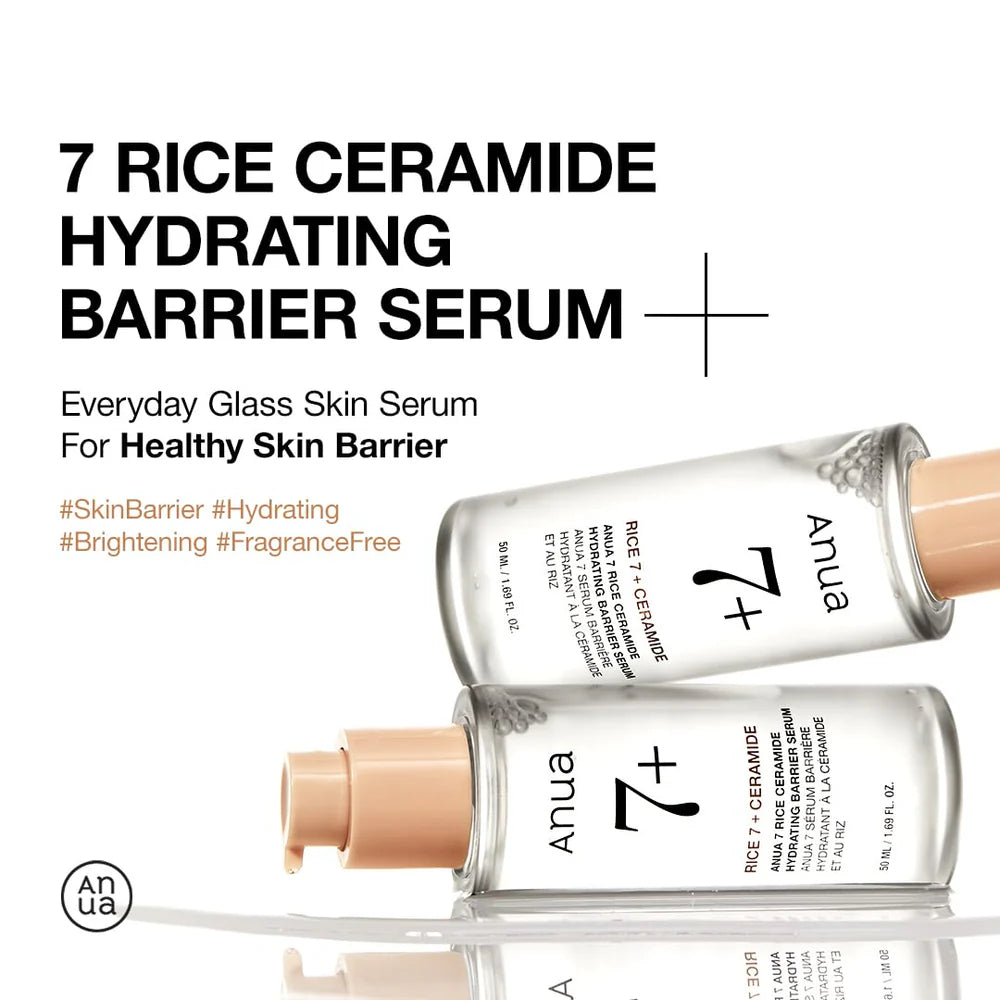 Anua 7+ Rice Ceramide Hydrating Barrier Serum-50ML(Origi)