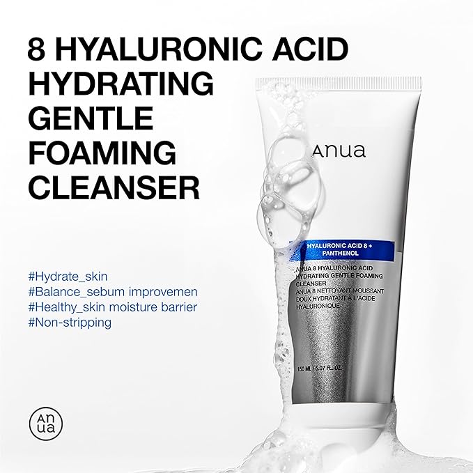 Anua - 8 Hyaluronic Acid Gentle Foaming Cleanser | 150ml (Origi)