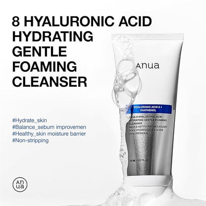 Anua - 8 Hyaluronic Acid Gentle Foaming Cleanser | 150ml (Origi)
