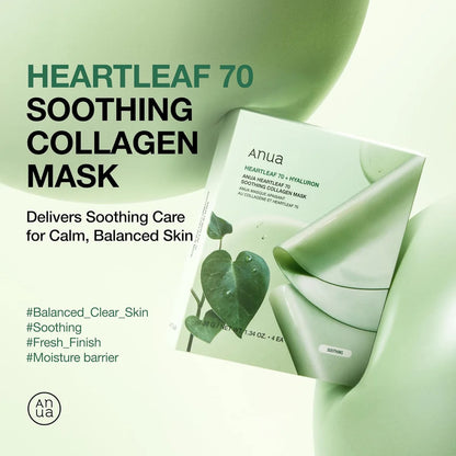 Anua Heartleaf 70 Soothing Collagen Mask | 38g (Orig)