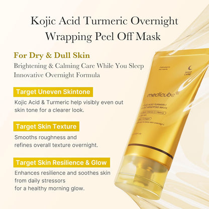 Medicube Kojic Acid Turmeric Night Wrapping Mask 75ml (Original)
