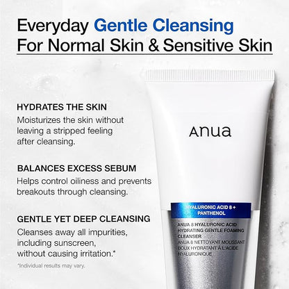 Anua - 8 Hyaluronic Acid Gentle Foaming Cleanser | 150ml (Origi)
