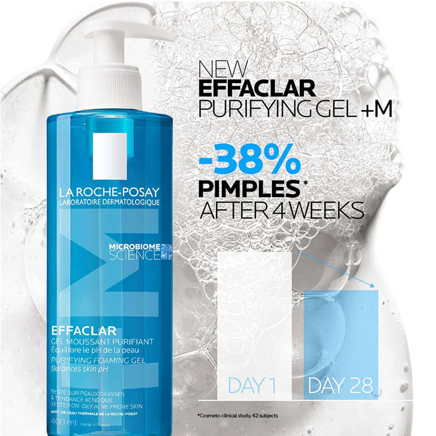 La Roche-Posay Face Wash Gel Cleanser | 400ml (Orig)