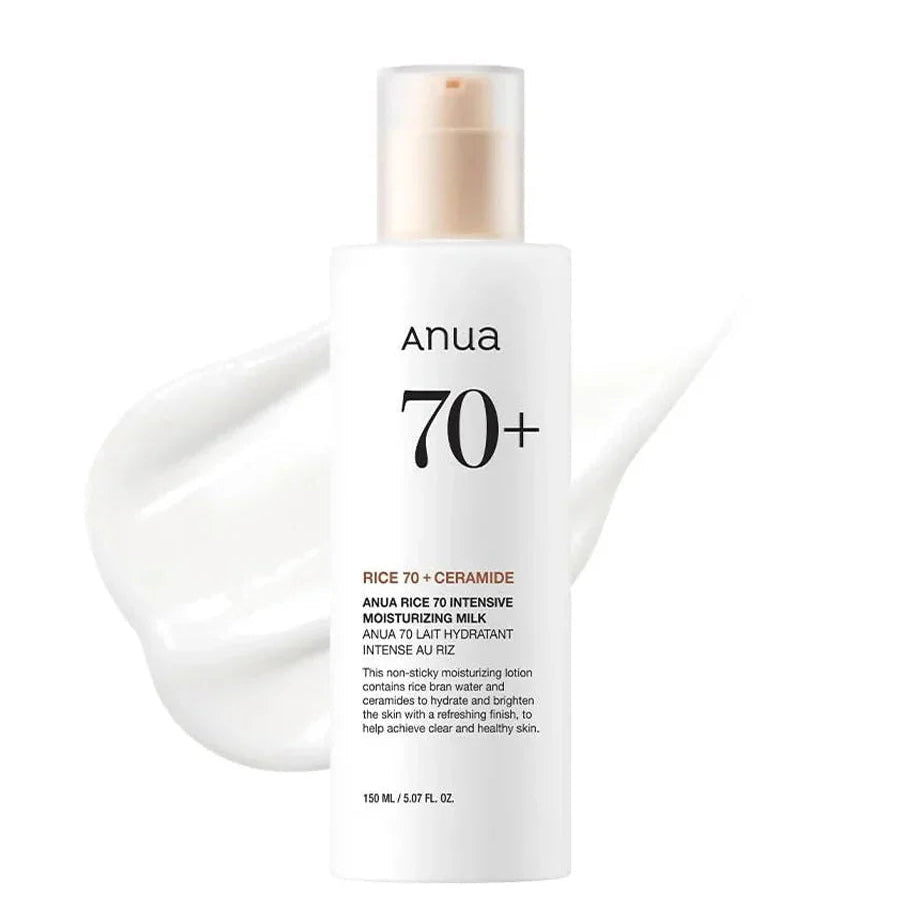 Anua 70+ Rice Ceramide Intensive Moisturizing Milk | 150ml (Origi)