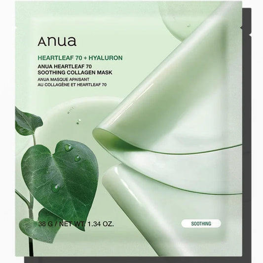 Anua Heartleaf 70 Soothing Collagen Mask | 38g (Orig)
