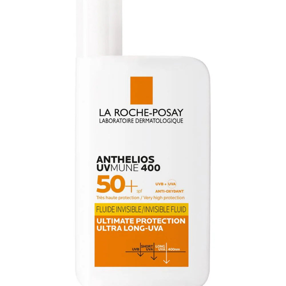 La Roche-Posay Anthelios UVMUNE 400 Invisible Fluid SPF50+ Sunscreen | 50ml (Orig)