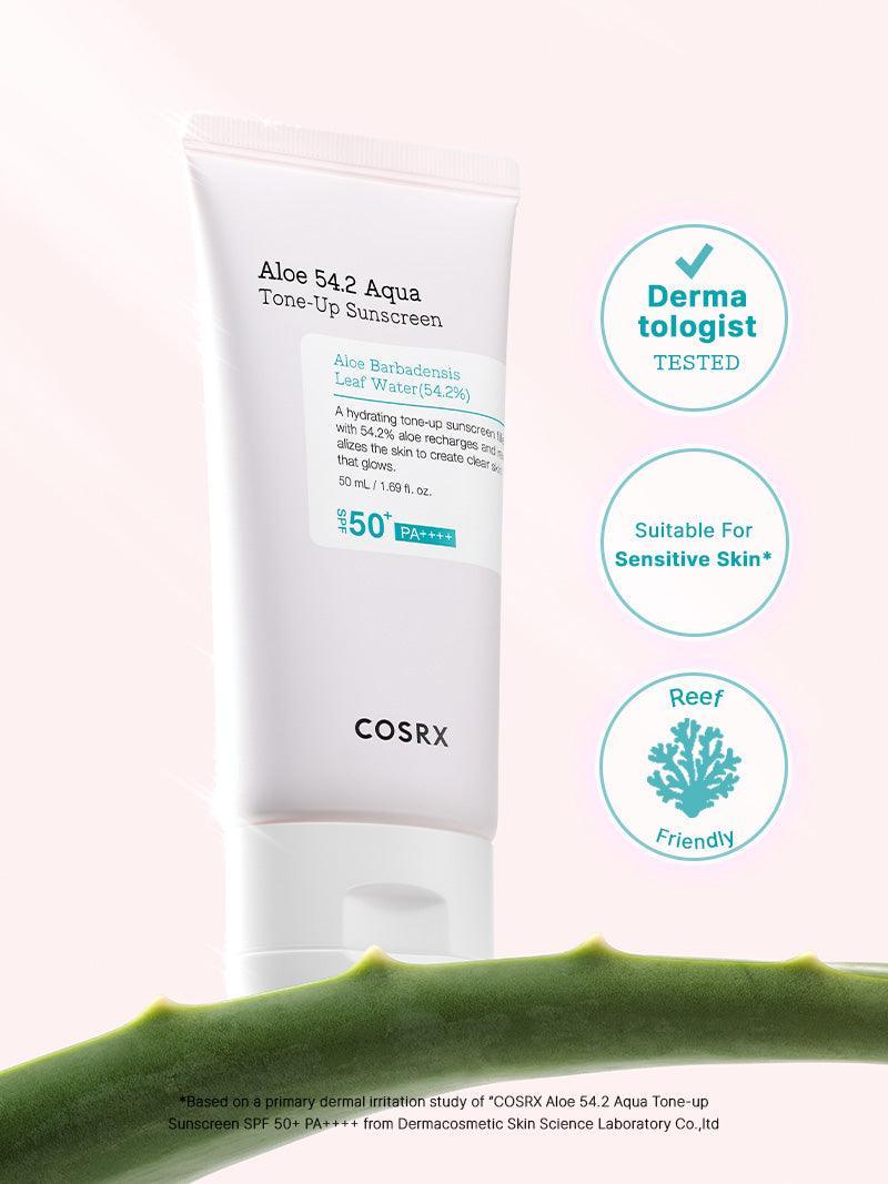 COSRX - Aloe 54.2 Aqua Tone-Up Sunscreen 50ml (Original)