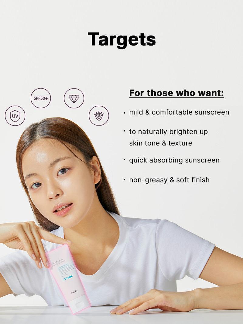 COSRX - Aloe 54.2 Aqua Tone-Up Sunscreen 50ml (Original)