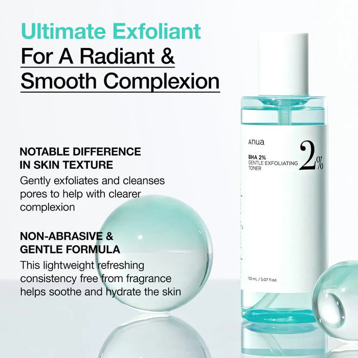 Anua BHA 2% Gentle Exfoliating Toner |150ml (Origi)