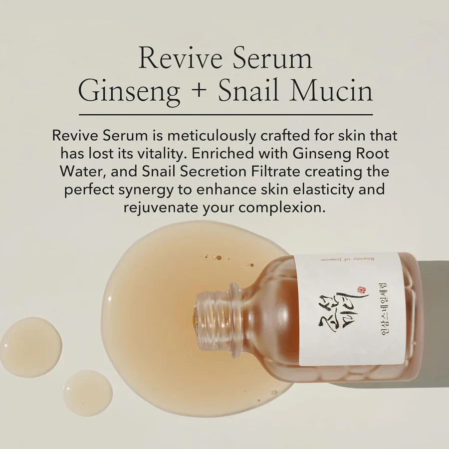 Beauty of Joseon Revive Face Serum Ginseng + Snail Mucin 30ml (Origi)