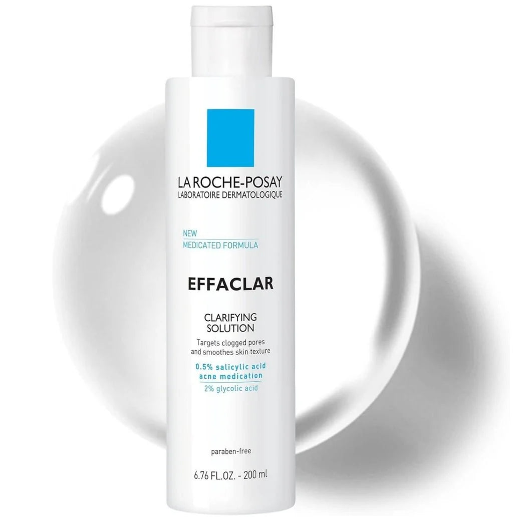 La Roche-Posay Effaclar Clarifying Solution Acne Toner | 200ml (Orig)