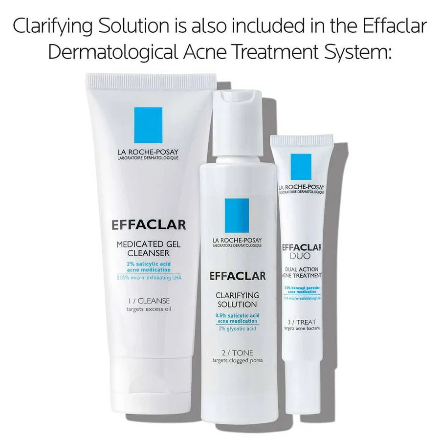 La Roche-Posay Effaclar Clarifying Solution Acne Toner | 200ml (Orig)